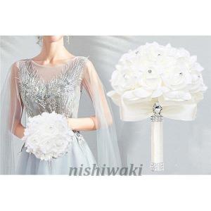 ウエディングブーケ 安い 二次会 結婚式 ロー...の詳細画像1