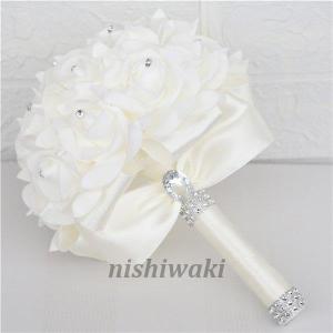 ウエディングブーケ 安い 二次会 結婚式 ロー...の詳細画像5