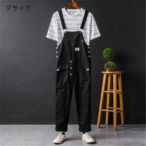 サロペット メンズ パンツ オーバーオール サ...の詳細画像5