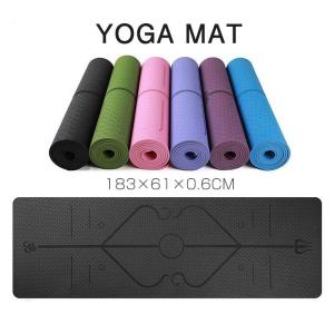 ヨガマット 6mm 高級 TPE 素材 無臭 滑...の商品画像