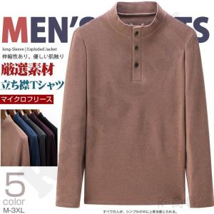 カットソー Tシャツ メンズ スタンドカラー ボ...の商品画像