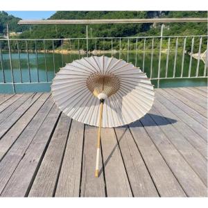 雨天使用可能 /雨傘/蛇の目傘和傘 大番傘 白 別注品の商品画像