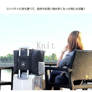 トラベルバッグ折りたたみキャリーオンバッグ旅行...の詳細画像3