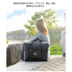 トラベルバッグ折りたたみキャリーオンバッグ旅行...の詳細画像4
