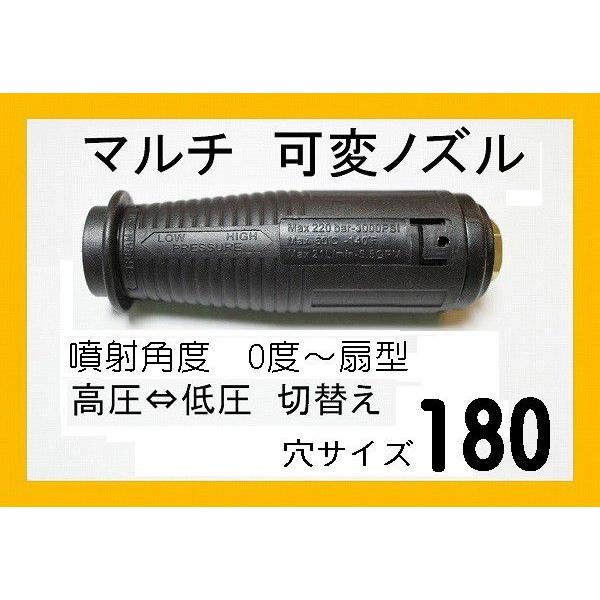 高圧洗浄機用ノズル　（マルチ可変ノズル）180