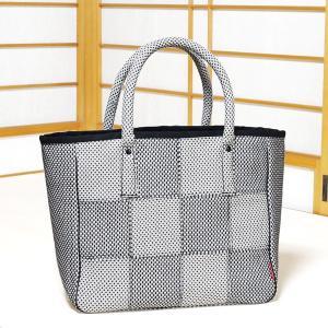 【ハンドメイド】和柄　刺し子とパッチワークのトートバック 刺し子 パッチワーク トートバッグ 市松柄 ツートン 縦長 A4サイズ