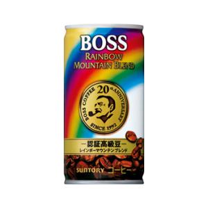 缶コーヒー サントリー BOSSボス レインボーマウンテンブレンド 185g×30本 缶 1ケースセ...