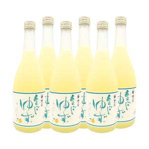 梅乃宿酒造 あらごしゆず酒 720ml 6本セット 送料無料