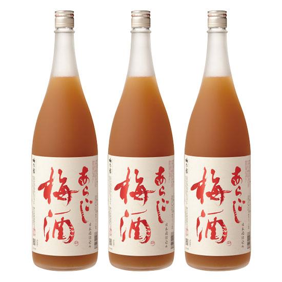 梅乃宿酒造 あらごし梅酒 1800m 3本セット 送料無料