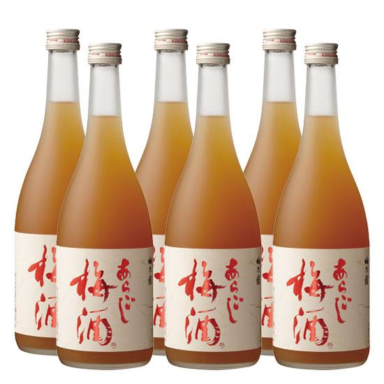 梅乃宿酒造 あらごし梅酒 720ml 6本セット 送料無料
