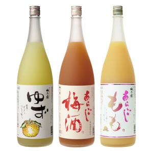 梅乃宿酒造 絶品! 和の果実酒シリーズ飲み比べ お試し3本セット 720ml