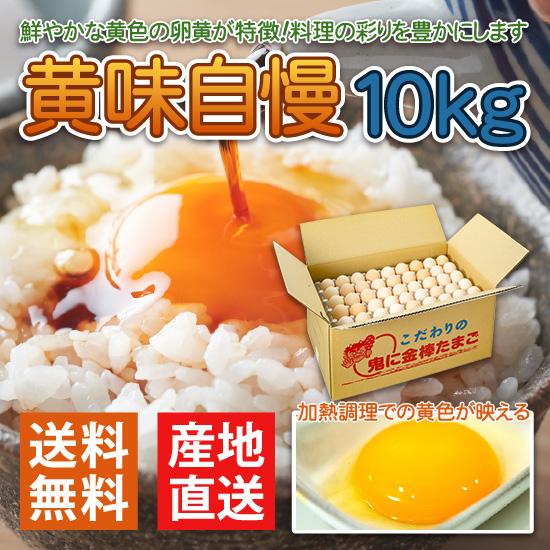 卵 生卵 産地直送 グリーンファームソーゴ 黄味自慢 きみじまん Mサイズ 10kg GFS 玉子 ...