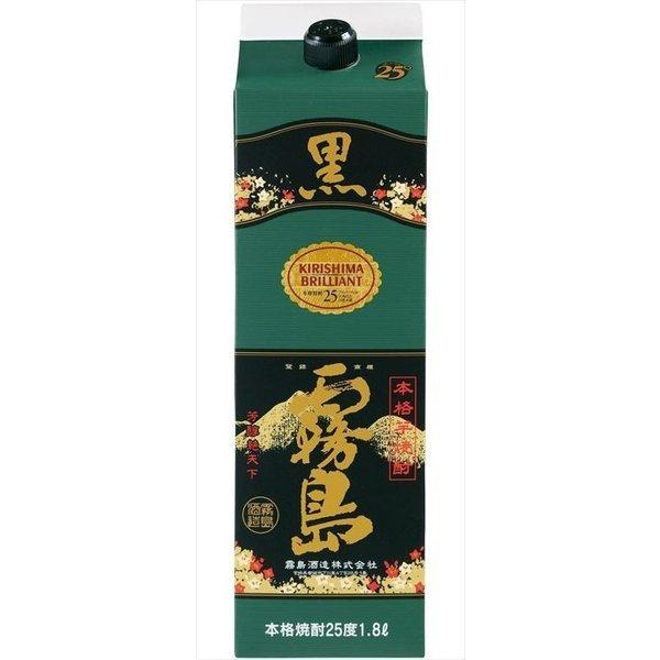 霧島酒造 25度 芋 黒霧島チューパック 1.8L パック