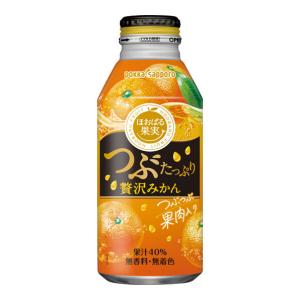 ほおばる果実 つぶたっぷり贅沢みかん ボトル缶 400g×24の商品画像