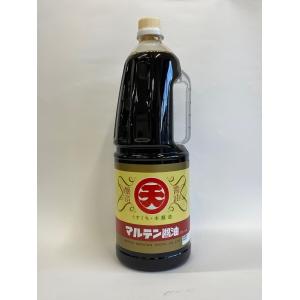 マルテン醤油うすくち醤油 本印 1.8L ペット うすくち しょうゆ 業務用