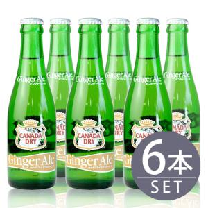 日本コカ・コーラ/カナダドライ ジンジャーエール 207ml 瓶×6本｜mashimo