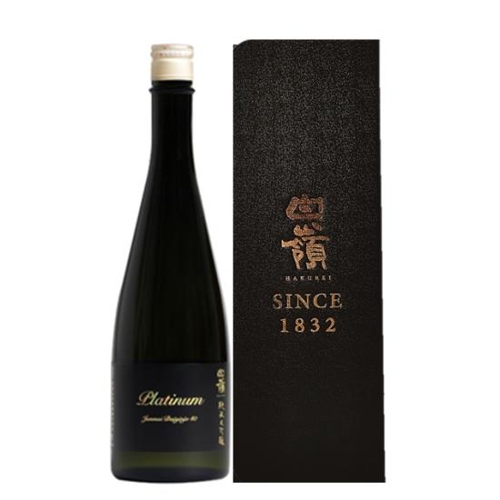 日本酒 白嶺酒造 ハクレイ酒造 純米大吟醸 原酒40磨き 白嶺 PLATINUM プラチナム 720...