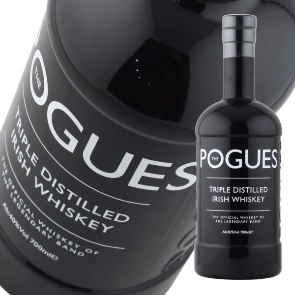 ウイスキー 40度 ポーグス アイリッシュウイスキー 700ml 黒 瓶 1本 THE POGUES