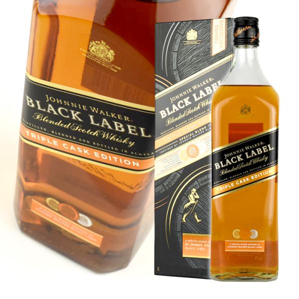 ウイスキー 40度 ジョニーウォーカー ブラックラベル トリプルカスク 1000ml 1本