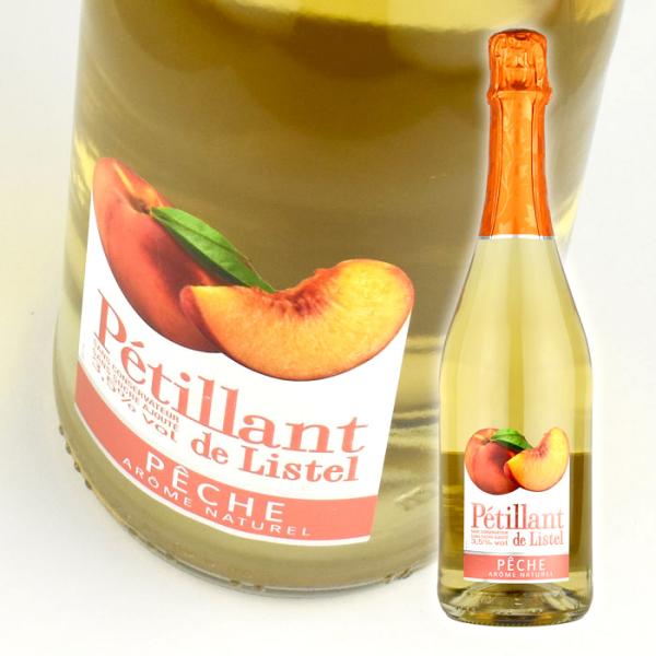 スパークリングワイン 3.5度 ペティアン ド リステル ピーチ 750ml 1本