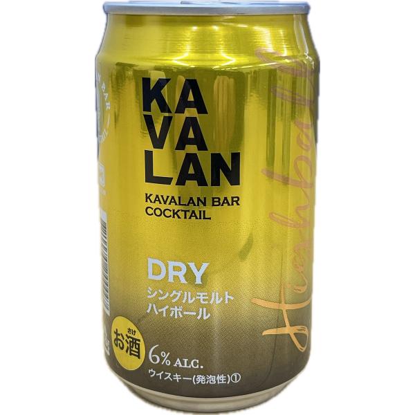 ウイスキー カバランバー カクテル ドライ シングルモルト ハイボール 320ml 缶 24本 1ケ...