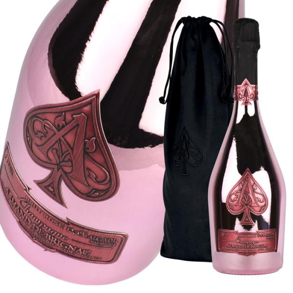 シャンパン アルマン ド ブリニャック ロゼ 750ml 1本 専用ベルベット袋入