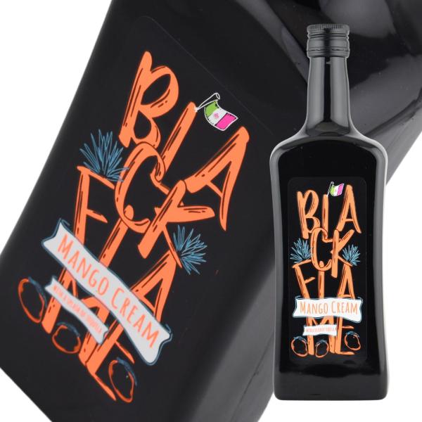 リキュール 17度 ブラックフレイム BLACK FLAME テキーラ マンゴークリーム 700ml...