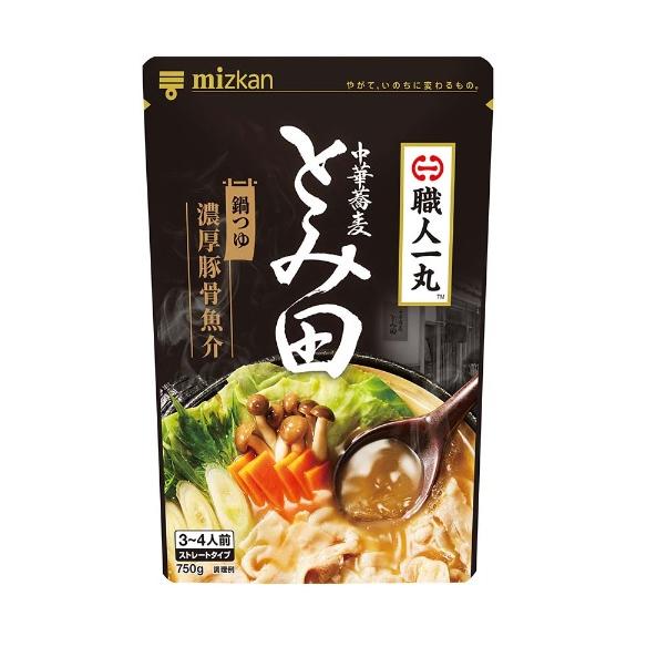 ミツカン 中華蕎麦とみ田監修 濃厚豚骨魚介鍋つゆ 750g3〜4人前×6個セット ストレート鍋つゆ ...