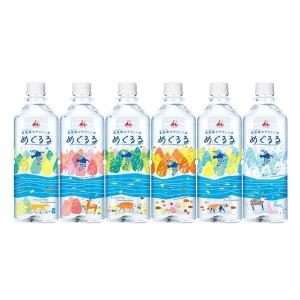 井村屋 めぐるる 日本の天然硬水 500ml×2ケースセット 計48本 ミネラルウォーター・備蓄・長...