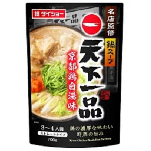ダイショー 名店監修鍋スープ 天下一品京都鶏白湯味 700g3〜4人前×1袋 ストレート鍋つゆ