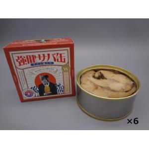 福井缶詰 強健サバ缶さば油漬けアマニ油入り 90g×6個セット 送料無料