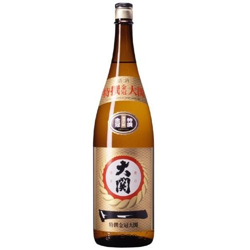 日本酒 大関 特撰金冠 本醸造酒 1800ml 1.8L [ii取り寄せ商品]