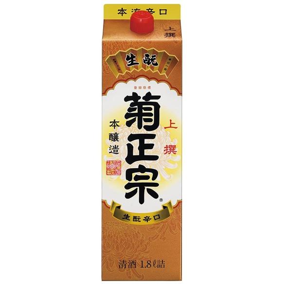 日本酒 菊正宗 上撰 さけパック 本醸造 1800ml 1.8L パック 清酒 [ii取り寄せ商品]