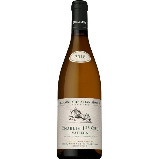 白ワイン  ドメーヌ クリスチャン モロー シャブリ プルミエクリュ ヴァイヨン 2018 750m...