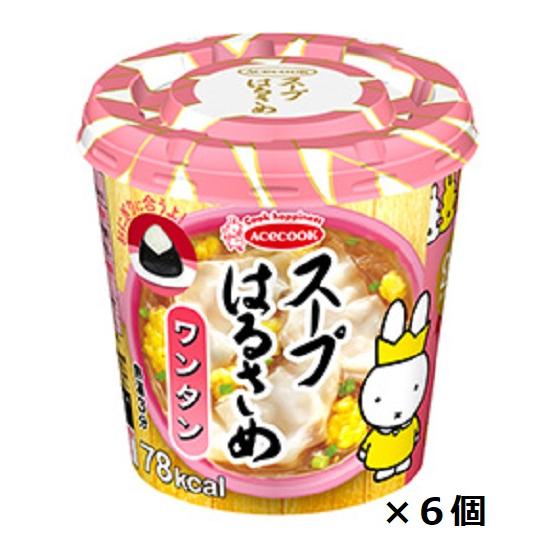 エースコック   スープはるさめ ワンタン 24g×6個