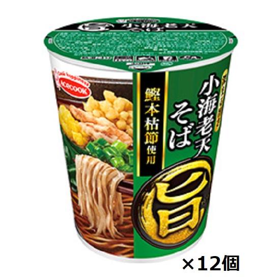 エースコック  まる旨 小海老天そば 57ｇ×12個