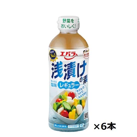 エバラ食品 浅漬の素レギュラー 500ｍｌ×6本