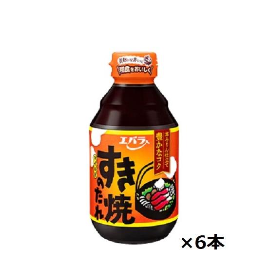 エバラ食品 すき焼のたれ マイルド 300ｍ×6本