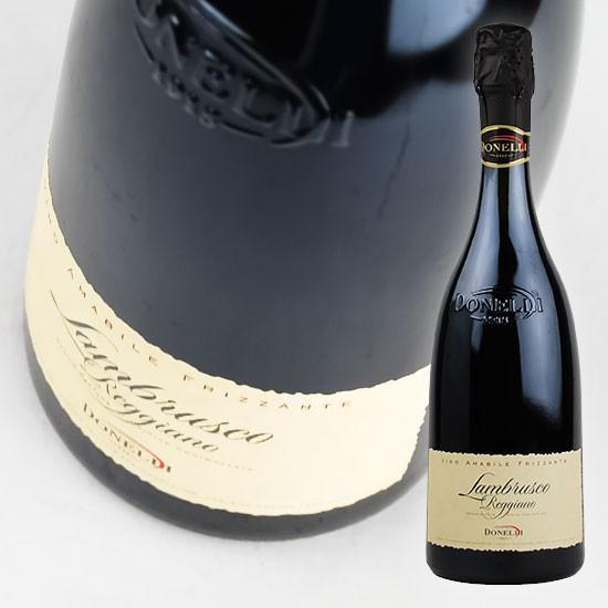 スパークリング 赤ワイン  ドネリ   ランブルスコ レッジャーノ アマービレ スカリエッティ ボト...