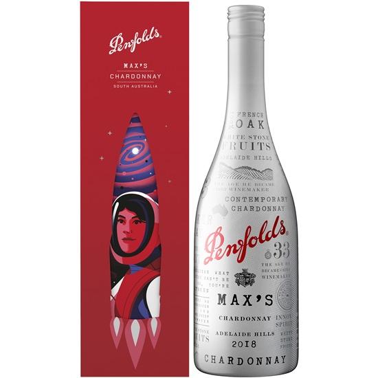 オーストラリア  ペンフォールズ マックス シャルドネ スリーブボトル 箱入 2018 750ml ...