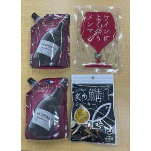山と海のペアリングお試しセット 赤ワイン＆ワインによく合うメンマ、炙り鯖ジャーキー  ネコポス送料無...