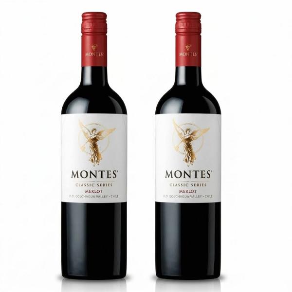 ワインセット モンテス クラシック メルロ 750ml 赤2本セット 送料無料