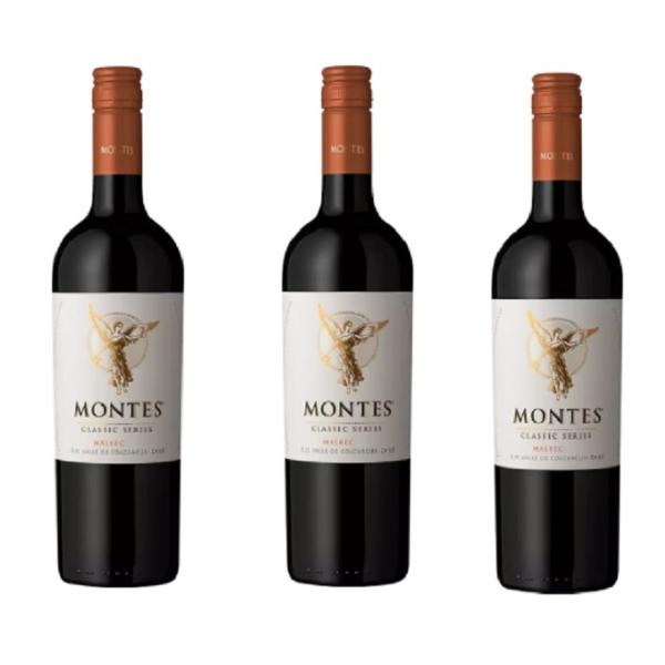 ワインセット モンテス クラシック マルベック 750ml 赤 3本セット 送料無料