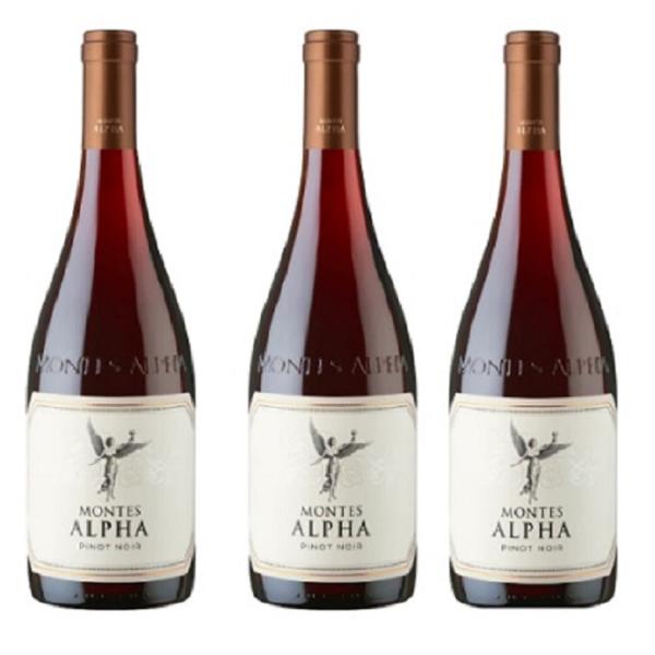 ワインセット モンテス アルファ ピノノワール  750ml 赤 3本セット 送料無料