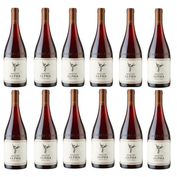 ワインセット モンテス アルファ ピノノワール  750ml 赤 12本セット 送料無料
