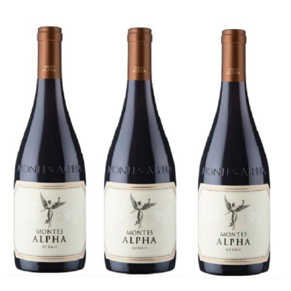 ワインセット モンテス アルファ シラー  750ml 赤 3本セット 送料無料