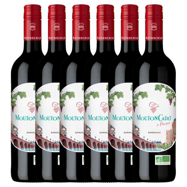 ワインセット ムートン カデ ルージュ オーガニック バイ ピエール 赤 750ml×6本セット 送...