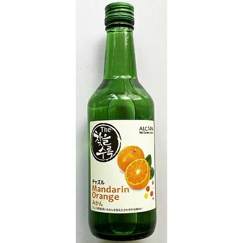 在庫処分特価 リキュール リンゴで醸した チャズル みかん 14度 360ml