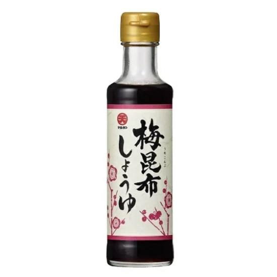 賞味期限2024年8月23日マルテン 梅昆布しょうゆ 195ml瓶×1本 刺身・揚げ物・たまごかけご...