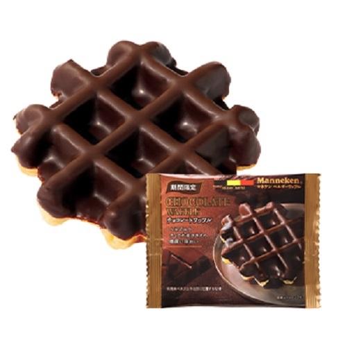 賞味期限2026年2月23日マネケン ベルギーワッフル チョコレートワッフル 6個入り 1箱 訳アリ...